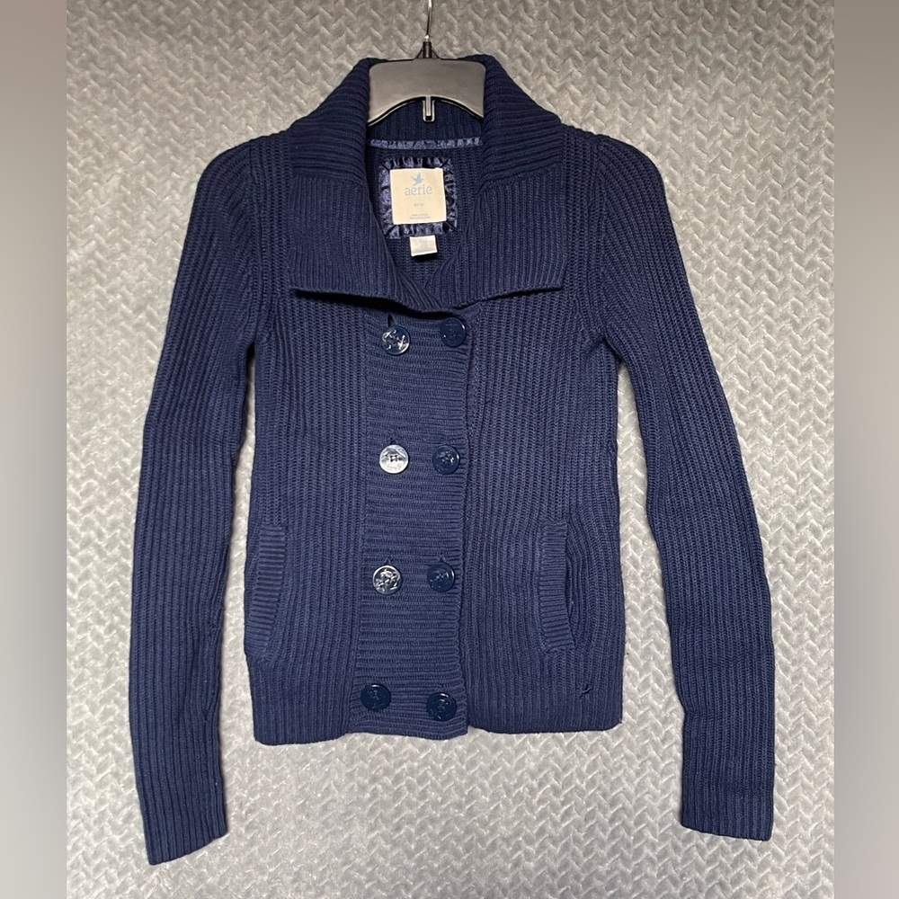 Navy Blue Cardigan